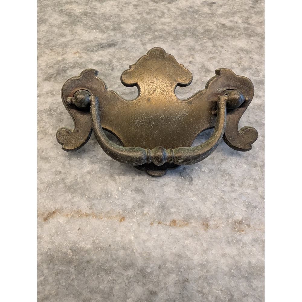 3.5 in Brass Handle Bail Drawer Pull - Ethan Allen - VTG‎ - A6155 DC